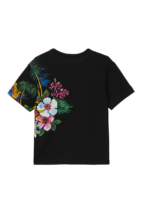 Tropical Logo-Print T-Shirt